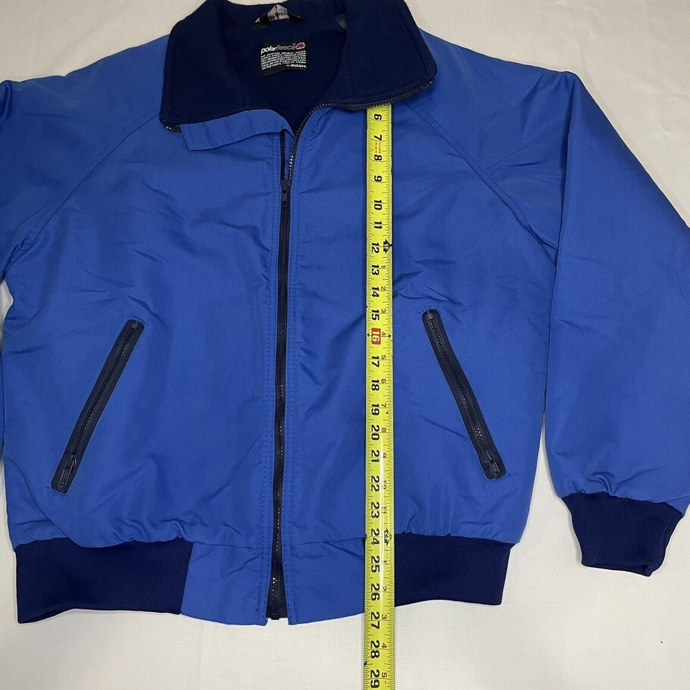 Vintage IDITAROD ALASKA Wolf Sled Dog Fleece Lined Snow Jacket Made in USA Large - Picture 5 of 12